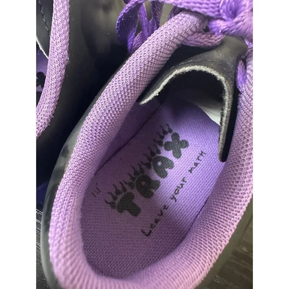 NWOT Diadora 11 Girls Purple Hearts Trax MD Jr Low Top Cleats Soccer Girly Grass